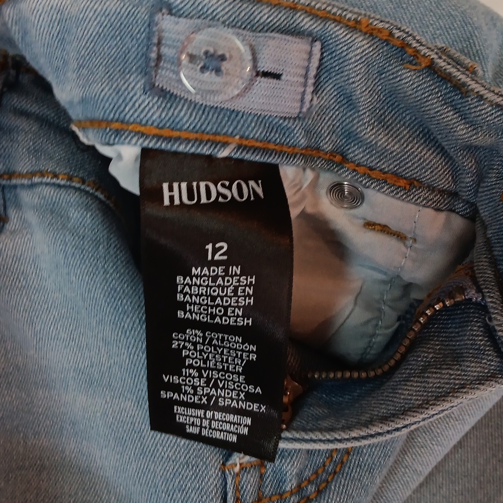 Hudson Jeans Kids Light Blue Distressed Jeans - Picture 6 of 14
